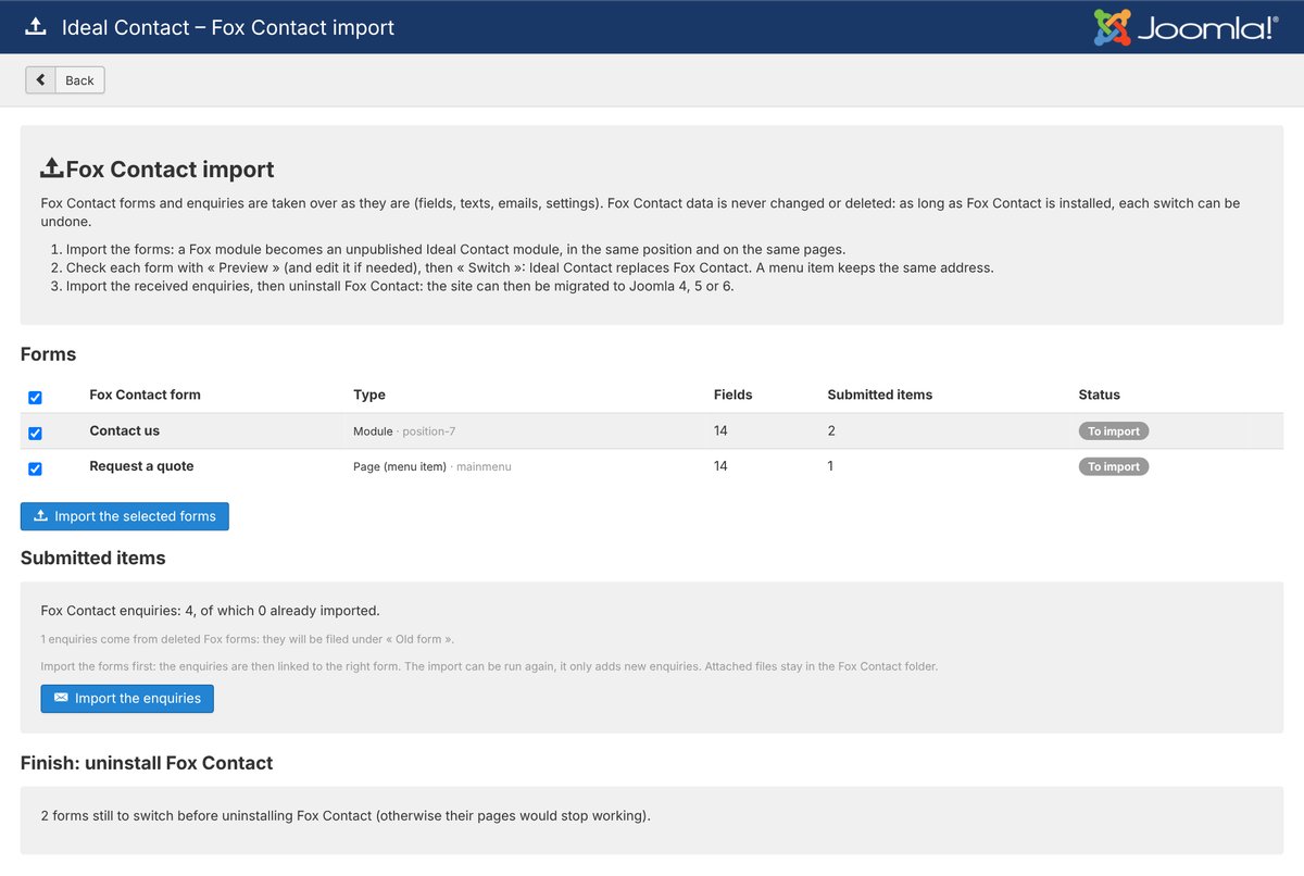 Step 2 – Everything is analysed