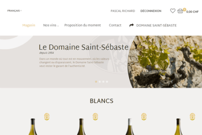 Site web Kuntzer Shop réalisé par IdealPC